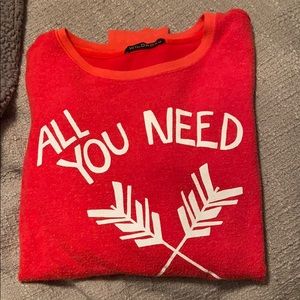 Wildfox Sweatshirt All You Need Is Love
